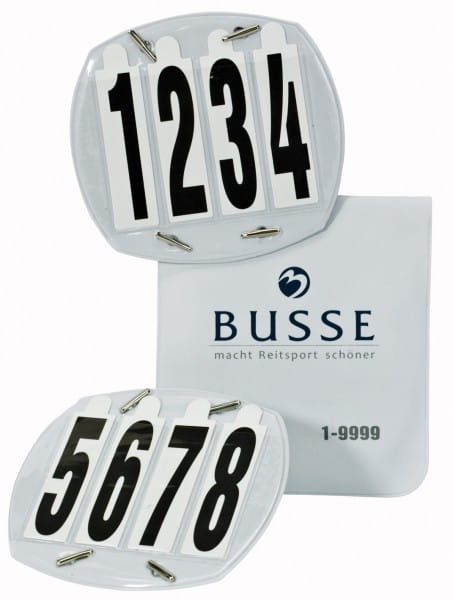 Startnummern OVAL, Tasche, 4-stellig © BUSSE GmbH
