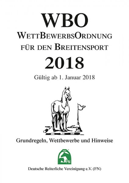 Wettbewerbsordnung für den Breitensport (WBO) 2018 - Inhalt © BUSSE GmbH